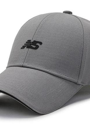 Бейсболка кепка ns котон цвет серый