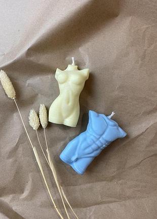 Набір соєвих свічок bodies з ефірними аромамаслами 2шт sensual vetiver