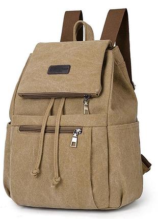 Рюкзак женский городской макрос 8605 влагостойкий износоустойчивый 15л цвет коричневый