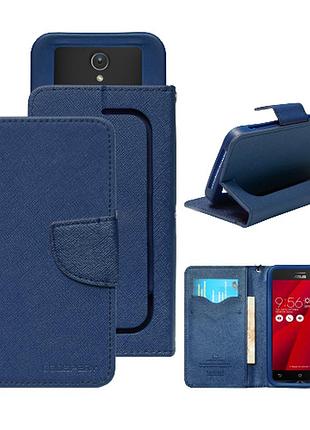 Универсальный чехол книжка 3.5-4-4.5-5 дюймов goospery fancy