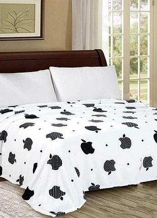 Плед-покрывало 200x220 велсофт (микрофибра) эпл