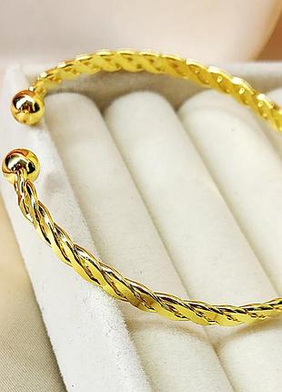 Браслет женский кафа золотого цвета