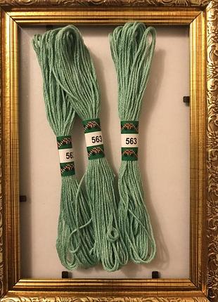 Мулине peri 563 8м, 100% длинноволокнистый египетский хлопок, нитки для вышивки