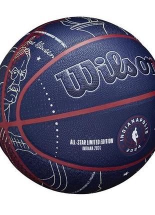 М'яч баскетбольний колекційний wilson all star 2024 limited edition