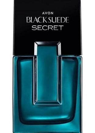 Чоловіча туалетна вода avon black suede secret 75мл