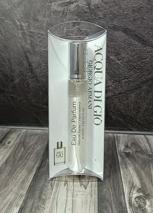 Чоловічі парфуми giorgio armani acqua di gio pour homme (джоржіо армані аква ді джоя пур хом) 20 мл