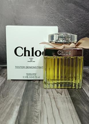 Тестер парфюмированая вода женский chloe eau de parfum (хлое о де парфюм) 75 мл.