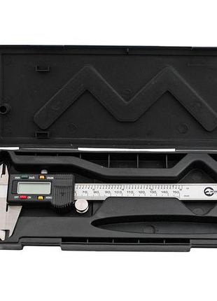 Штангенциркуль intertool 150 мм электронный цена деления 0.01 мм (mt-3006)