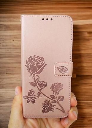 Чехол книжка с 3d узором для poco x5 5g чехол книга женский на покох5 пудровый