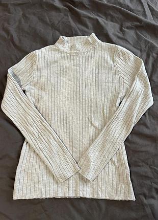 Базова кофта в рубчик, лонг