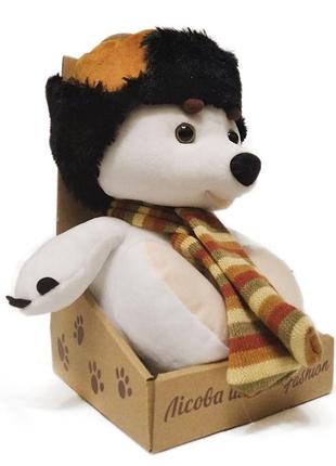 М'яка іграшка білий ведмідь "бася"