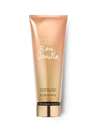 Bare vanilla shimmer - парфюмированный лосьон для тела victoria's secret с шимером, 236 мл