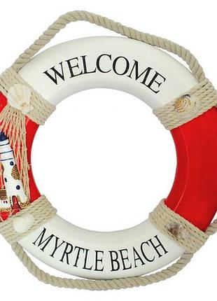 Спасательный круг myrtle beach d-29см мдф