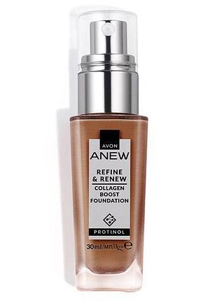 Тональный крем для лица avon anew с протинолом «совершенство и обновление» 215p слоновая кость 30 мл (158511241)