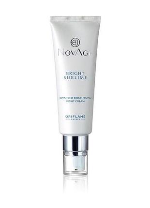 Ночной крем против пигментации novage bright sublime
