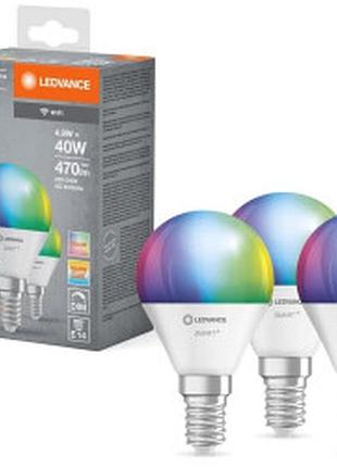 Ledvance smart+ wlan led e14 tropfen p45 weiß 4,9w/470lm rgbw 3er pack