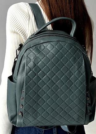 Стильний рюкзак із натуральної шкіри