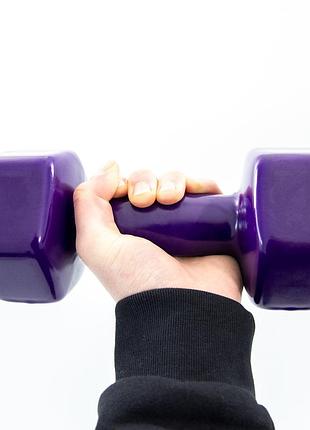 Гантель с виниловым покрытием для тренировок 1,5 кг