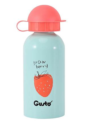 Gt114 бутылка для питья из нержавеющей стали сладкая ягодка gusto, 400мл