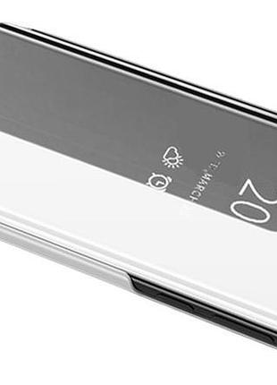 Чохол фліп дзеркальний на samsung а34 5g чехол книжка зеркальный на самсунг а34(sm-a346) сріблястий