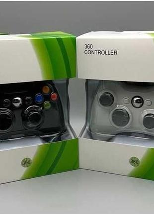 Джойстик геймпад xbox 360 с проводом белый черный