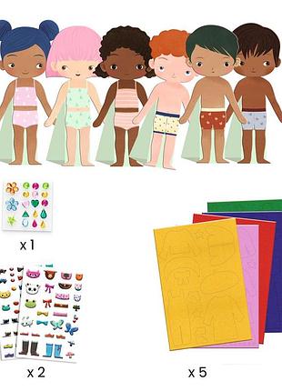 Djeco набір для творчості "м'яке вбрання"