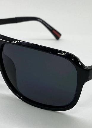 Очки солнцезащитные авиаторы в пластиковой оправе с металлическими скобками