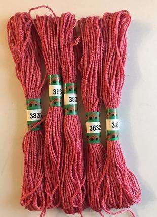 Мулине peri 3832 8м, 100% длинноволокнистый египетский хлопок, нитки для вышивки