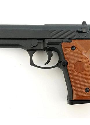 Игрушечный пистолет с пульками металлический galaxy g.22 beretta 92