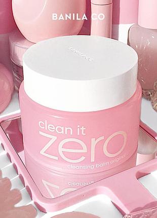 Гідрофільний бальзам для зняття макіяжу banila co clean it zero cleansing balm original 100 мл