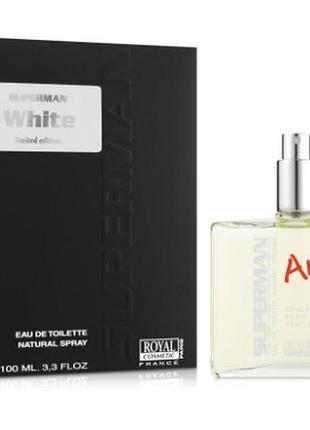 Superman art white туалетная вода мужская 100 мл. royal cosmetic супермен вайт