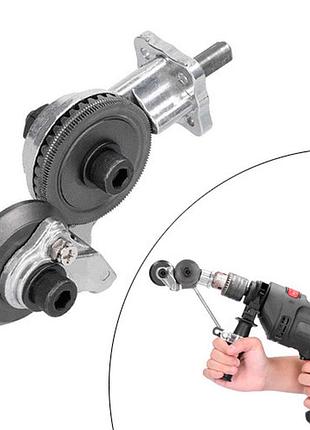 Насадка адаптер на дрель шуруповерт для резки листового металла, дисковые ножницы