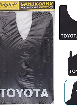 Брызговики "sport master" xl 230*375 toyota черный 2шт