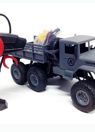 Грузовик на пульте model military truck 1:16 585+, 6wd