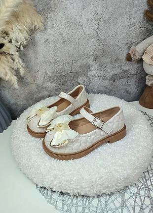 Детские туфли для девочки праздничные