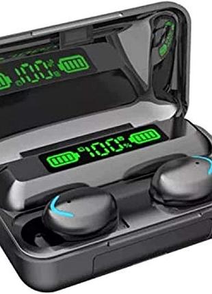 Беспроводные наушники tws bth-f9-5 c powerbank и экраном павербанк, amazon, германия