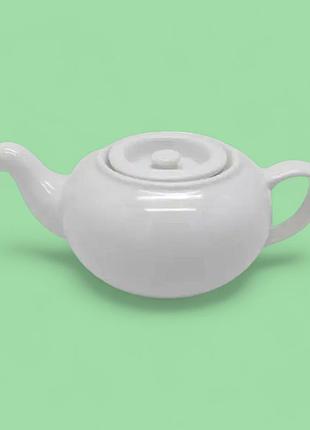 Чайник заварочный керамический белый для кафе и ресторанов заварник для чая 750 мл variomarket