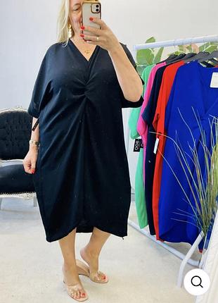 Асимметричное платье 👗 большого размера