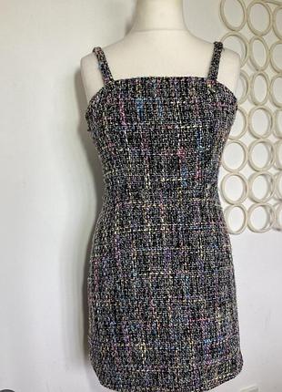 Стильный сарафан из букле, теплый сарафан