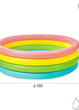 Дитячий надувний басейн intex 168x46 см (56441)