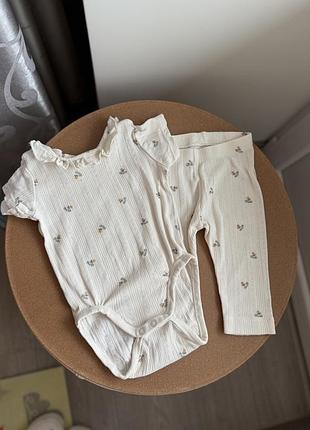 Комплект боді + штанці 62р