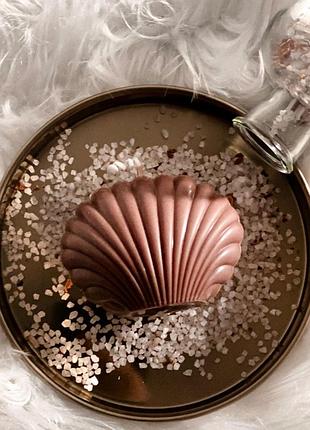 Cоевая свеча ракушка с эфирными аромамаслами 10х7.5см fresh & amber