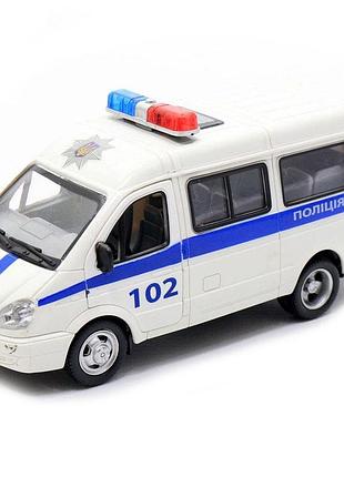 Іграшкова поліцейська машинка газель автопром 2