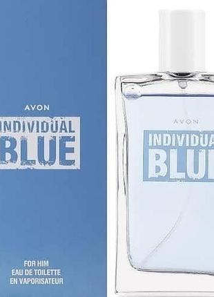 Чоловіча туалетна вода avon individual blue 100 мл.