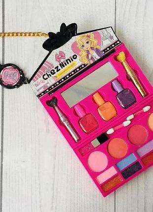 Набір дитячої косметики в сумочці кейсі chez ninio