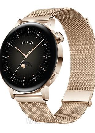 Смарт-часы huawei watch gt 3 (42mm) gold mil-b19 новые!!!