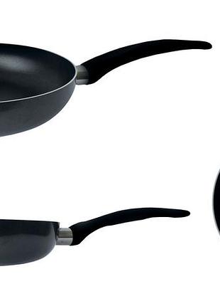 Gt-2100-28/3 сковорода gusto, покриття xylan (чор), 28 см