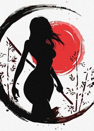 Картина по номерам донька японії идейка 40 х 40 kho5056