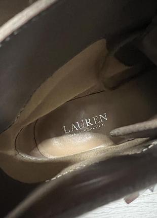 Замшеві черевики ralph lauren 7