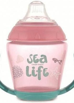 Дитяча кружка непроливайка canpol babies 56/501 pin з м'яким силіконовим носиком 230 мл